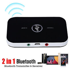 Bluetooth 5.0 Sender-Empfänger 2 IN 1 Wireless Audio 3.5mm Klinke Aux Adapter