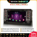 8-Kern 64GB Android 13 Autoradio GPS DAB+DVD CarPlay Für VW Multivan T5 Touareg