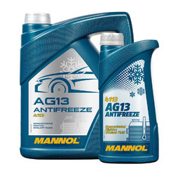 6 (5+1) Liter MANNOL Antifreeze AG13 Frostschutz Konzentrat grün