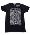 Joy Division Unknown Pleasures White On Schwarz T-Shirt Lizenz Official Manga Co