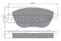 TOMEX Brakes Bremsbelagsatz Scheibenbremse TX 12-483 für LANCIA FIAT MUSA DOBLO