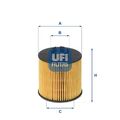 UFI Ölfilter 25.047.00 Filtereinsatz für SKODA VW AUDI SEAT GOLF 5 1K1 PLUS 5M1