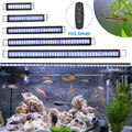 10-45W LED Aquarium mit timer Schwarz RGB Aufsetzleuchte Schildkröten 30-130cm