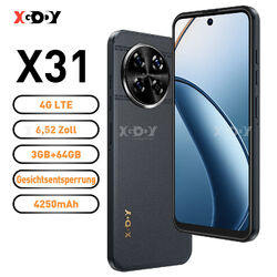 XGODY 2024 3GB+64GB Smartphone Ohne Vertrag 4G Dual SIM Android 10 Handy 13MP HD