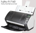 FUJITSU Fi-7160 DOKUMENTEN-SCANNER A4 600dpi, 60 S/M DUPLEX FÜR WINDOWS 10 11