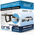Für Mercedes C-Klasse Limousine 13- ORIS Anhängerkupplung abnehmbar + 7polig FP