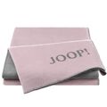 JOOP! Decke Wohndecke Uni Doubleface Farbe Rose-Graphit, 716484, 150x200cm