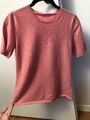 Allude Designer T Shirt Strick Kaschmir Pullunder Neonrot Rosa Mega S 36