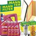 MANN INSPEKTIONSPAKET+MANNOL 5W-40 MOTORÖL passend für 2.5 TDI VW LT 28-46 II