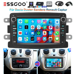 DAB+ Für Renault Dacia Duster Logan Lodgy Android Carplay Autoradio GPS Navi 64G