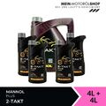 Mannol 2-Takt Plus API TC Motoröl 4+4 Liter = 8 Liter