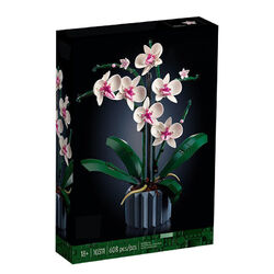 Icons Orchidee Ewige Blume Block Set mit Blumen DIY Dekoratives Geschenk