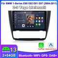 Autoradio Für BMW 1er E81 E82 E87 E88 Carplay Android 13 GPS NAVI BT DAB+ 2+64GB