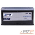 AUTOBATTERIE 12V 100AH STARTERBATTERIE 900A ENVA ERSETZT 88Ah 90Ah 95Ah 100 120