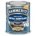 Hammerite Metall-Schutzlack HAMMERSCHLAG SCHWARZ 2,5 l Effektlack Rostschutz