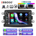 Carplay Autoradio Android 13 64G GPS RDS Kamera Für Dacia Duster Sandero Captur