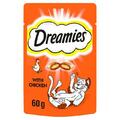 Dreamies Katzenleckereien 60g 3er-Pack - Hühnerkäse Lachs