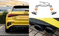 Milltek Sportauspuffanlage Audi S3 8Y Sportback, Endrohr 4x115mm Titan gebürstet