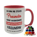 Tasse Stolze Freundin Kaffeetasse Kaffeebecher Geschenk Valentinstag Liebe