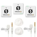 Rode Wireless ME Dual WH mit 2x Lavalier GO WH und 2x WS05WH