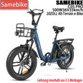 SAMEBIKE 20Zoll E-Bike Pedelec Cityräder Elektrofahrrad 500W 36V 35km/h Klapprad