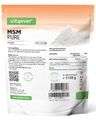 MSM 1100g / 1,1kg Pulver - 99,9% kristallines Methylsulfonylmethan  Mesh 40-80! 