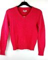 Feinstrick   v neck Pullover Damen Basic in pink ,blau  Sweater  Soul Classic