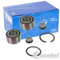 2x SKF RADLAGERSATZ VORNE passend für DACIA DOKKER LODGY RENAULT CAPTUR (J5_)