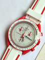 SWATCH+OMEGA X SWATCH+SO33R100 MISSION TO MARS+OHNE/WITHOUT BOX+NEUWARE/NEW