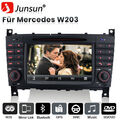 Autoradio Android 2DIN GPS Navi USB FM WIFI Für Mercedes Benz C-Klasse W203 CLK 