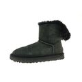 UGG Mini Bailey Bow II Stiefeletten Boots Leder Schwarz Damen Schuhe Gr. 40