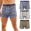 Ex Marke Herren tarnfarben Boxershorts Armee Baumwolle Stretch 2er Pack & einzelne Unterwäsche 