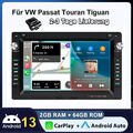 7" 64G Autoradio CarPlay Android 13 GPS KAM BT Für VW Golf MK4 Polo 9N PASSAT B5