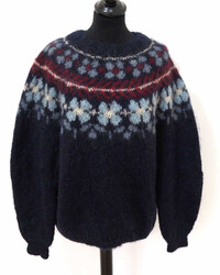 Island Norweger Damen Strick Pullover Grösse M/L Handarbeit K856