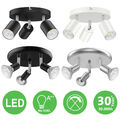 LED Deckenlampe Spot Strahler GU10 3-flammig Deckenleuchte Wohnzimmer Flurlampe