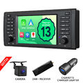 DAB+ 2+32G Android 13 Radio CarPlay Autoradio GPS Navi Bluetooth Für BMW E39 5er