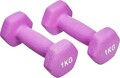 Amazon Basics Neopren Hanteln Gewichte (2er-Sets, 1kg - 5kg Hanteln) 