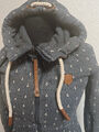 NAKETANO Kapuzenjacke Hoodie JACKE Übergangsjacke Sweatjacke Pullover Gr.S 36-38