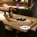 Handgemachte Sushi Boot Teller Geschirr Dekoration für Esszimmer Küche Sushi