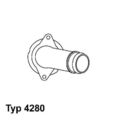 BorgWarner (Wahler) 4280.80D Thermostat, Kühlmittel für MERCEDES-BENZ PUCH