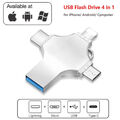 4in1 1TB 512G USB 3.0 Flash Drive Speicherstick Type C Für iPhone iPad Android