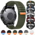 Für Garmin Fenix 8 E 7 7X 6 6X 5 5X Plus Tactix Epix Pro Quickfit Nylon Armband