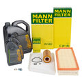 MANN Filterset 7L ORIGINAL 5W30 MB 229.51 Motoröl für MERCEDES W203 OM611/2/646