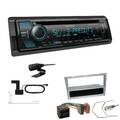 Kenwood CD-Receiver Autoradio DAB+ Bluetooth für Opel Combo + C matt chrom