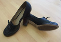 Damen Pumps, Fa. Clarks, Leder, schwarz, Gr. 38 (5), Absatz 5 cm