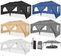 Pavillon 3x3/6m Wasserdicht Pop Up Stabil Faltpavillon Partyzelt Festzelt Pavion