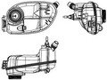 MAHLE Ausgleichsbehälter Kühlmittel BEHR CRT 65 000S für MERCEDES KLASSE W176