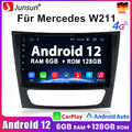 6+128GB Für Mercedes Benz E-Klasse W211 2002-2009 Autoradio Carplay GPS NAVI DAB