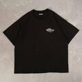 Hanes Vintage 90s Giambalvo Motor Co. Graphic T-Shirt XL Herren Schwarz Logo