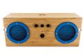 YZZY Bluetooth Lautsprecher aus Bambus - BLAU -